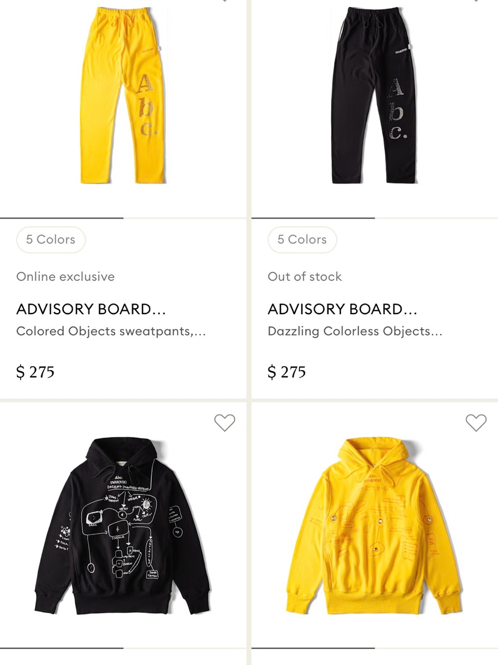 Advisory Board Crystals x Swarovski Limited Editition Lounge set real crystals